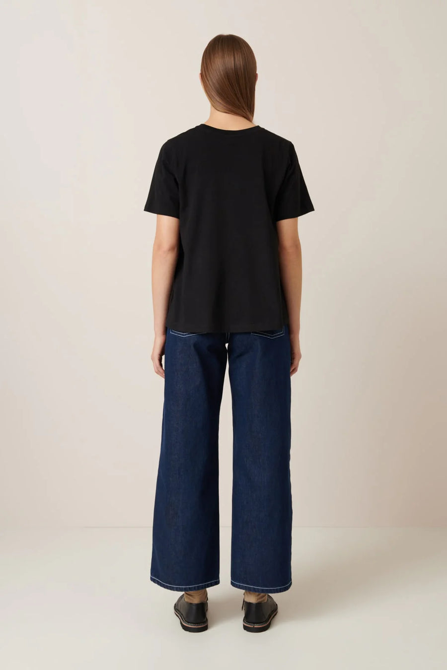 A-Line Tee in Black by Kowtow-Kowtow-Idlewild