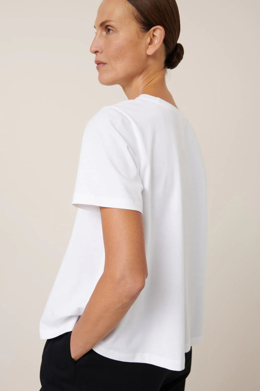 A-Line Tee in White by Kowtow-Kowtow-Idlewild