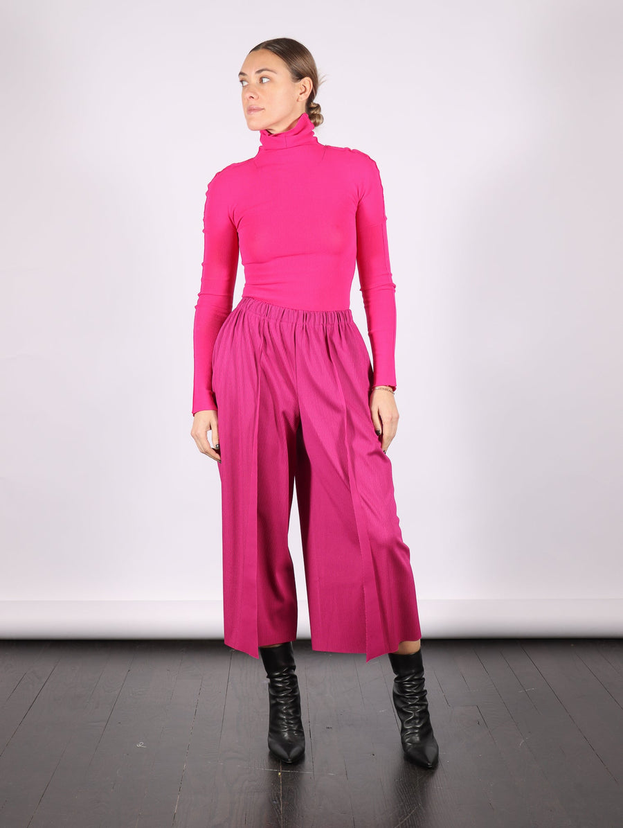 A-POC Bottoms in Magenta by Pleats Please Issey Miyake