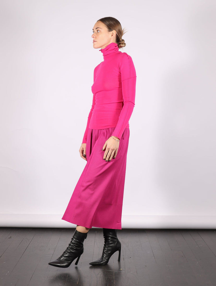 A-POC Bottoms in Magenta by Pleats Please Issey Miyake