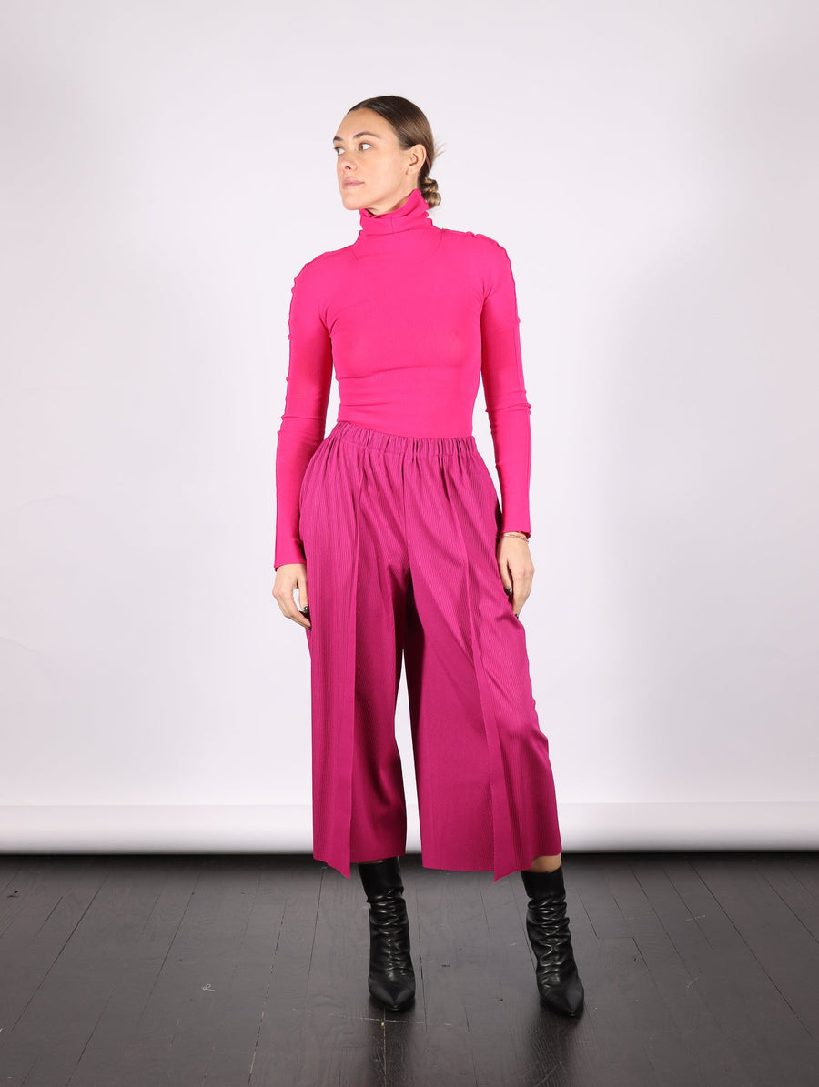 A-POC Bottoms in Magenta by Pleats Please Issey Miyake