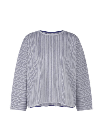 A-POC Shell Top in Blue by Pleats Please Issey Miyake-Pleats Please Issey Miyake-Idlewild