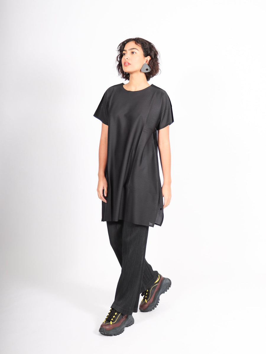 A-POC Top in Black by Pleats Please Issey Miyake-Idlewild