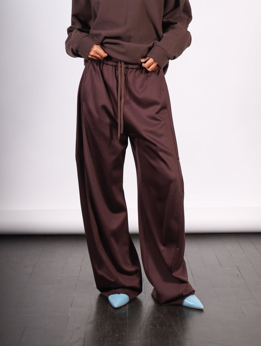 Active Knit Winslow Pant in Brown by Tibi-Idlewild