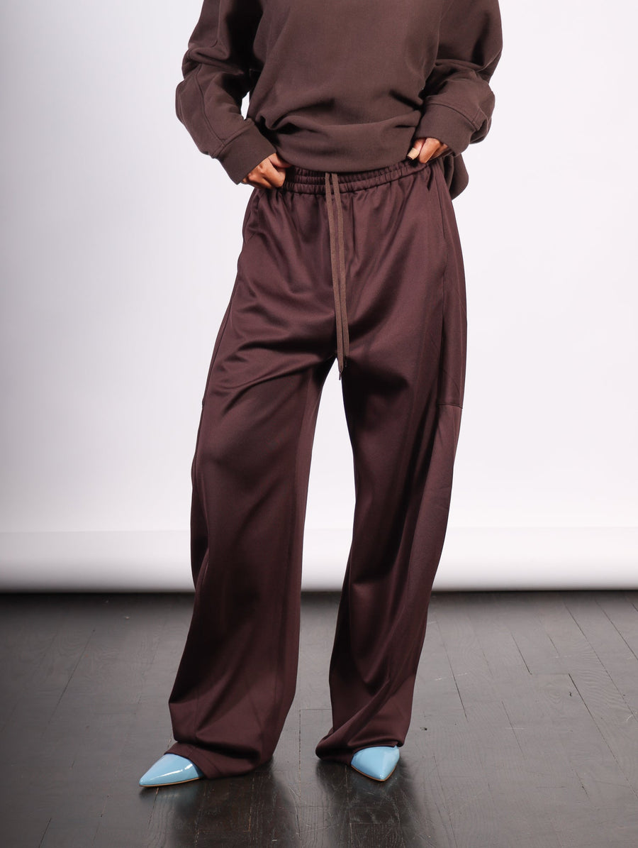 Active Knit Winslow Pant in Brown by Tibi-Idlewild