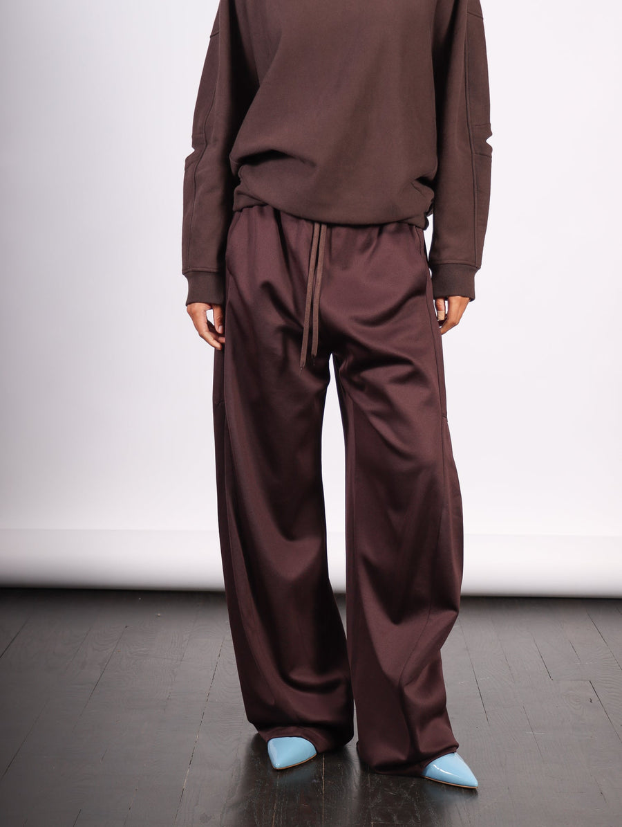 Active Knit Winslow Pant in Brown by Tibi-Idlewild