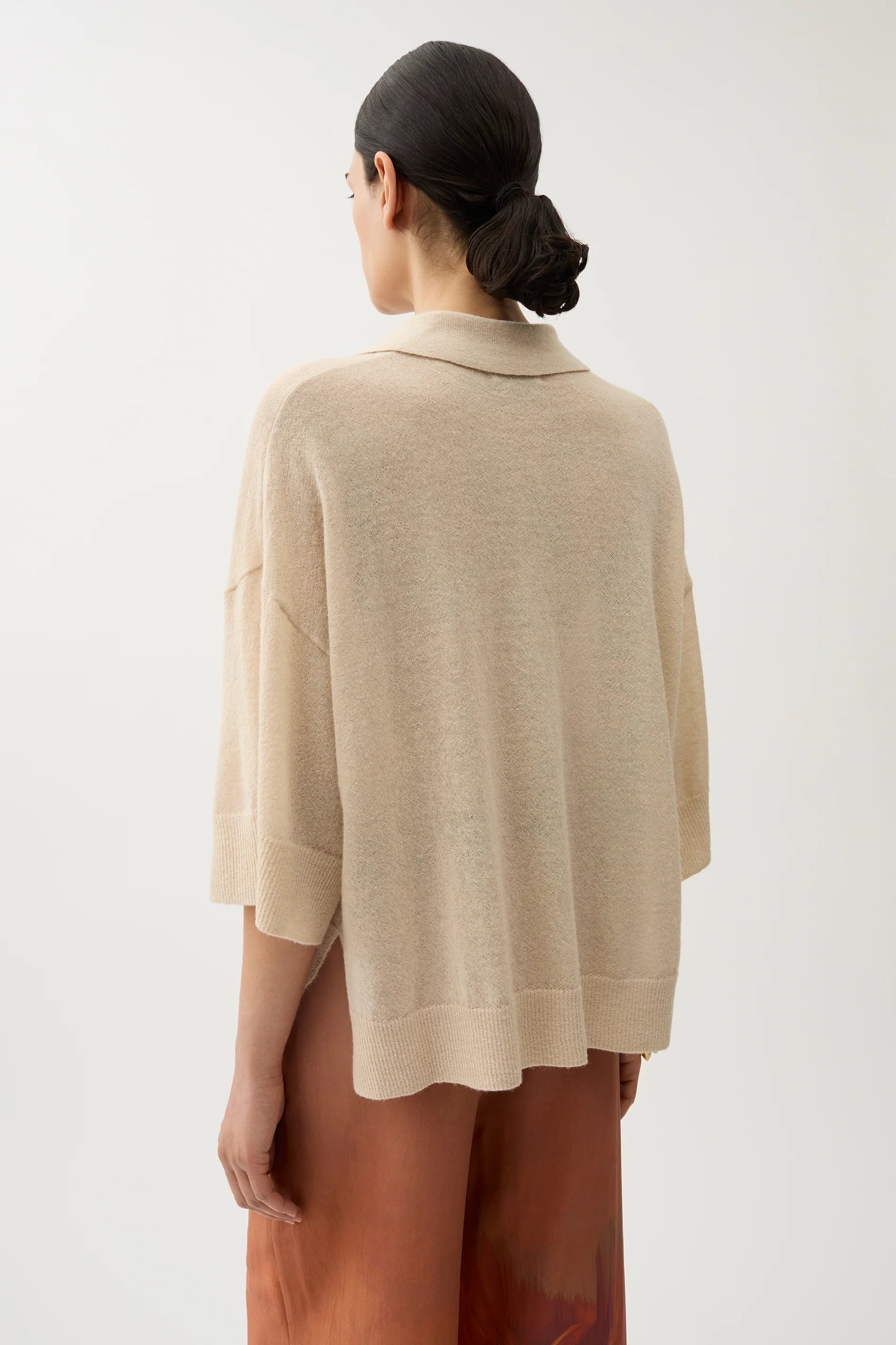 Adore Knitted Tee in Sea Salt by Rodebjer-Tops-Rodebjer-Idlewild