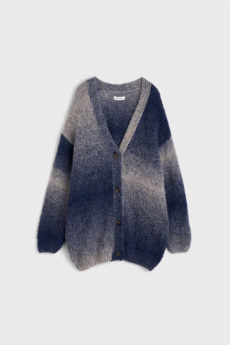 Alai Knitted Cardigan in Utility Blue by Rodebjer-Idlewild