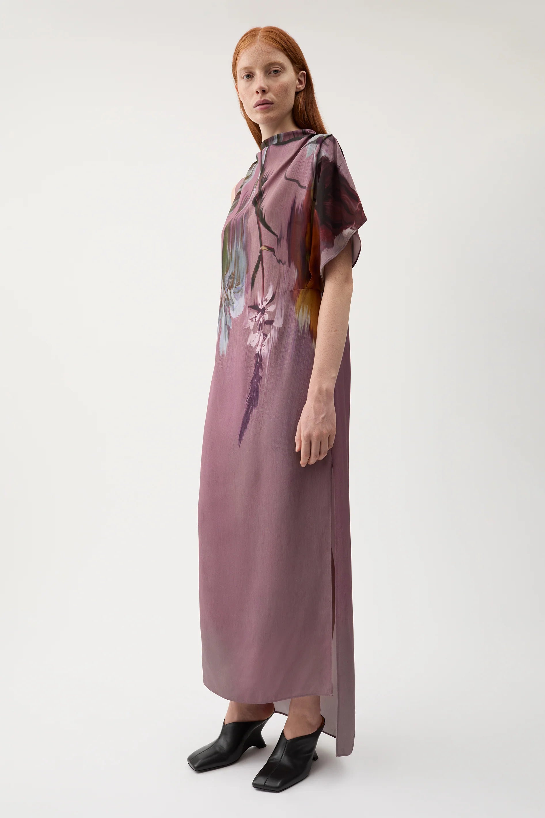 Alana Flower Dress in Moonscape Purple by Rodebjer-Dresses-Rodebjer-Idlewild