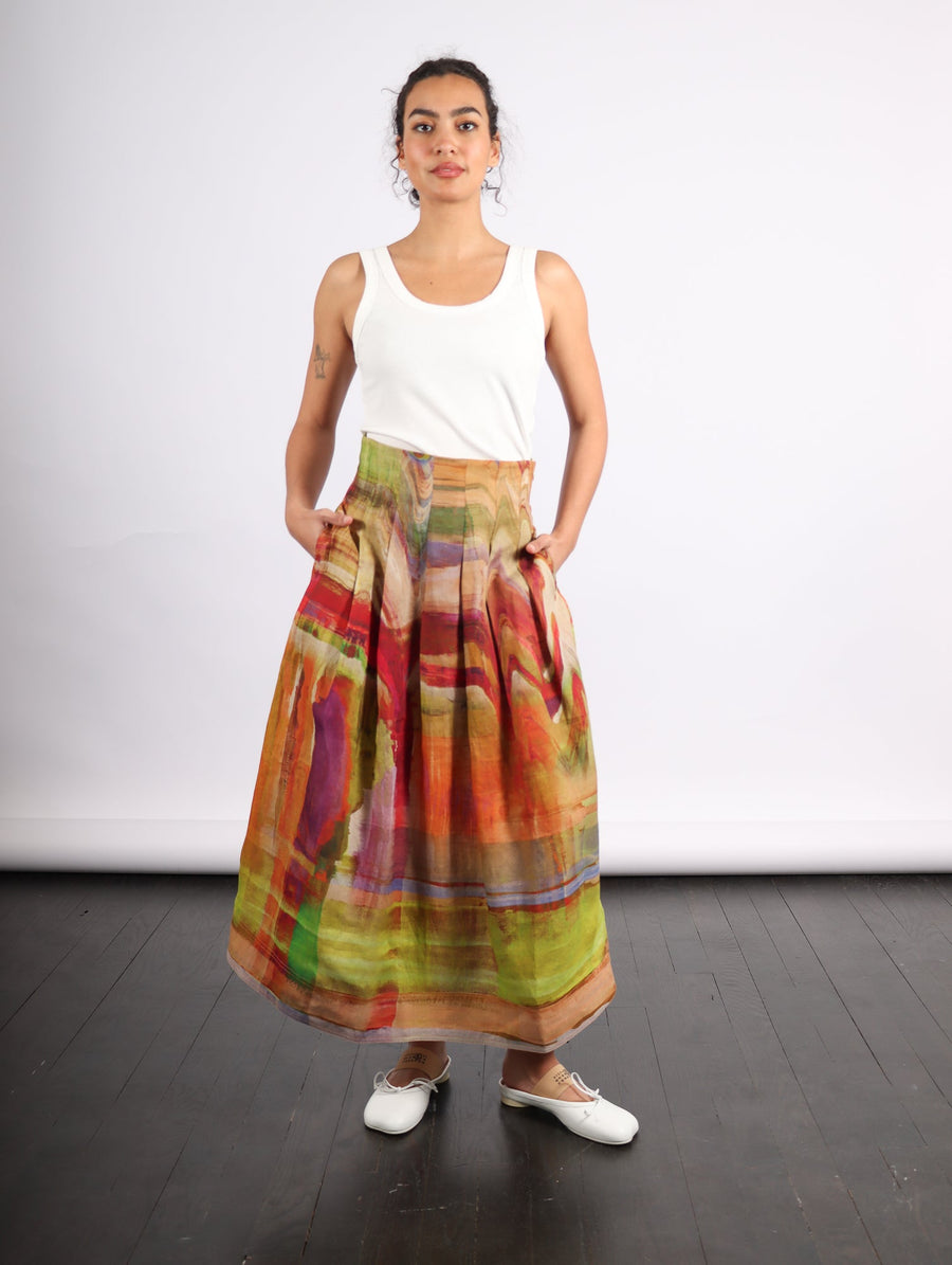 Alessandra Skirt in Canyon Sunset by Ulla Johnson-Idlewild