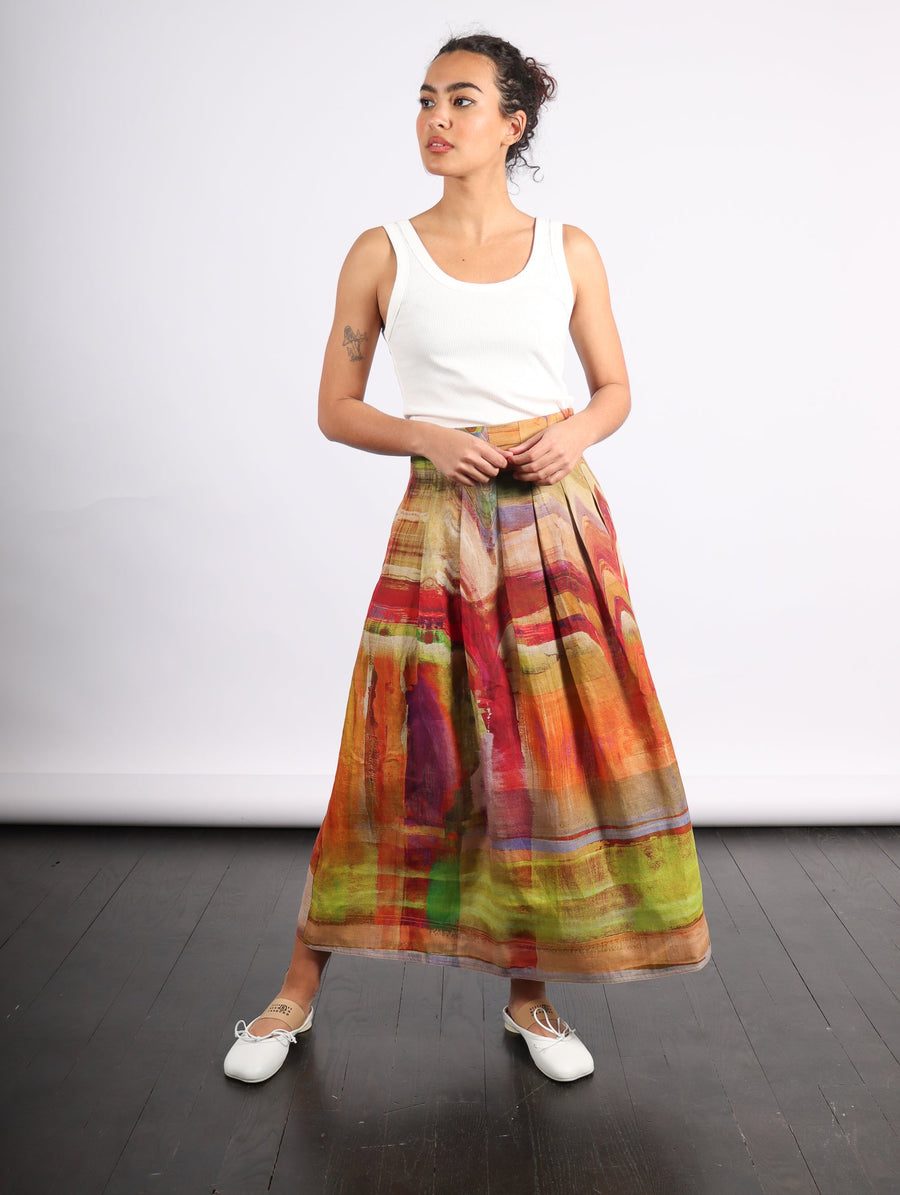 Alessandra Skirt in Canyon Sunset by Ulla Johnson-Idlewild