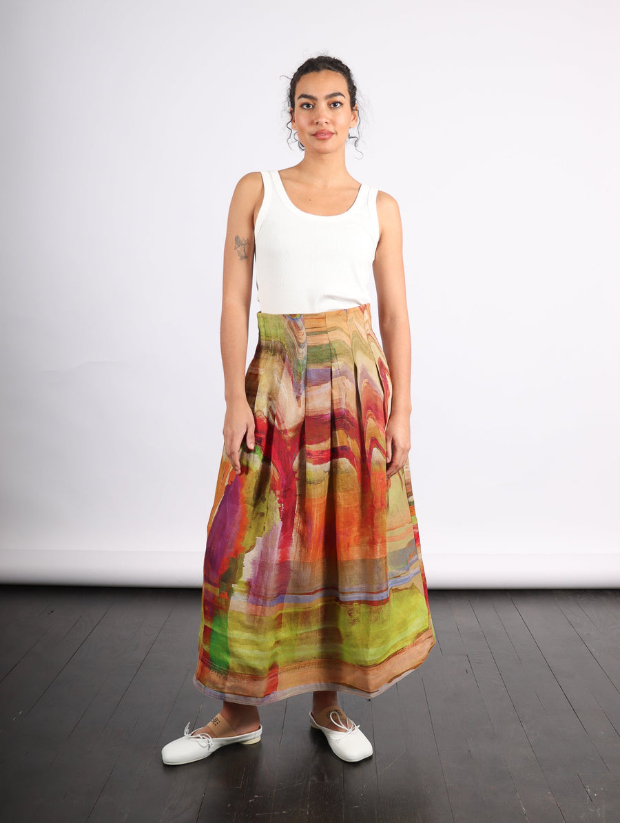 Alessandra Skirt in Canyon Sunset by Ulla Johnson-Idlewild