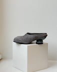 Alex Mules in Dark Grey by Lucasheva-Shoes-Lucasheva-Idlewild