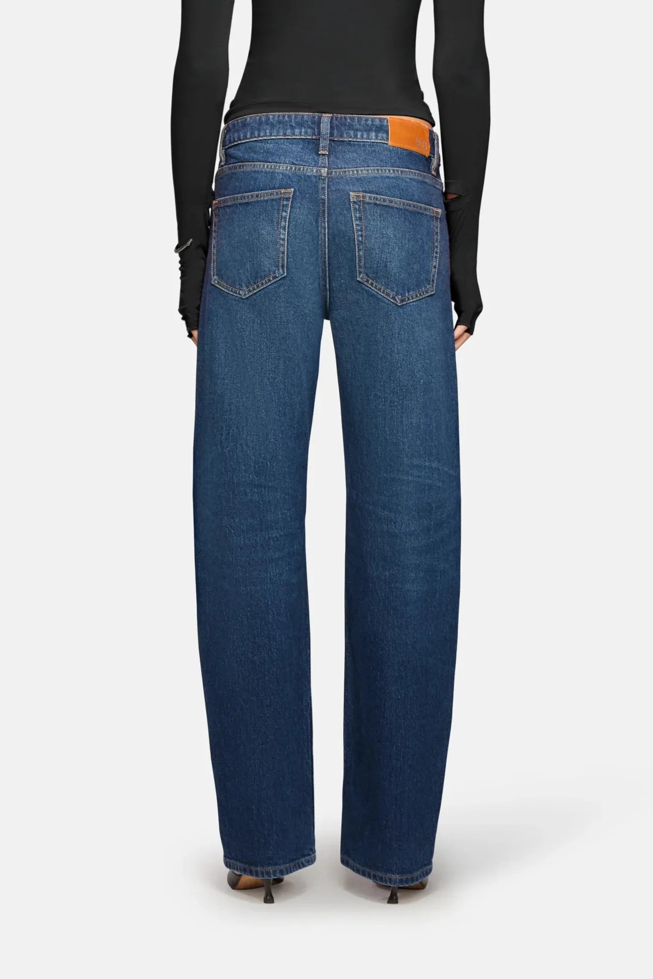 Alida Loose Bowed Jeans in Tribeca by EB Denim-EB Denim-Idlewild