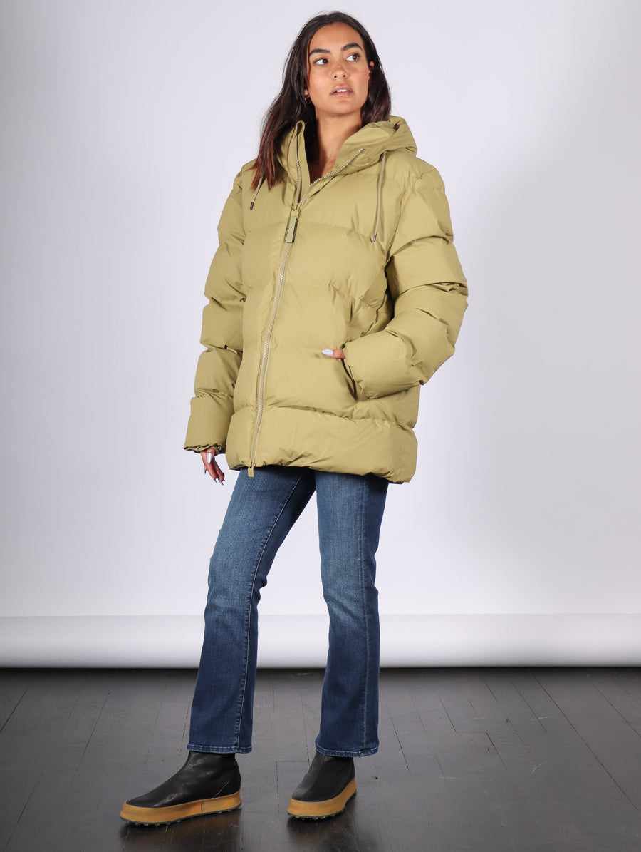 Alta Puffer Jacket in Khaki by RAINS