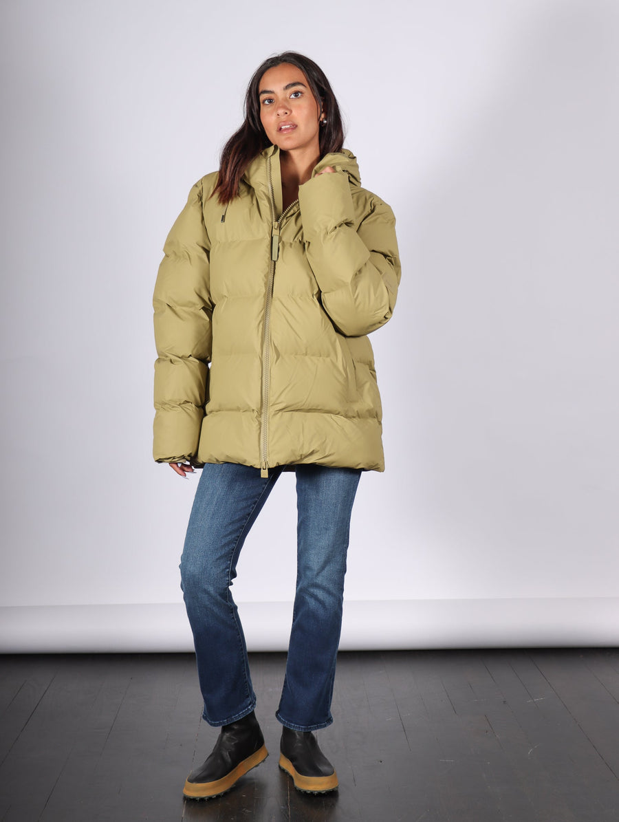 Alta Puffer Jacket in Khaki by RAINS