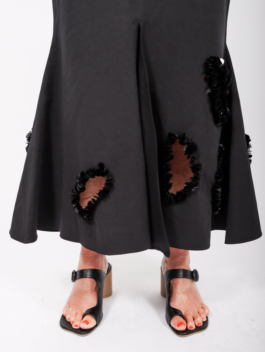 Anemone Skirt in Black by Calcaterra-Calcaterra-Idlewild