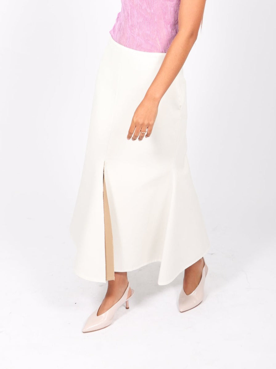 Anemone Skirt in Ivory Sand by Calcaterra-Calcaterra-Idlewild