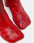 Ankle Boot in Red Paint by MM6 Maison Margiela-MM6-Idlewild