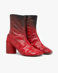Ankle Boot in Red Paint by MM6 Maison Margiela-MM6-Idlewild