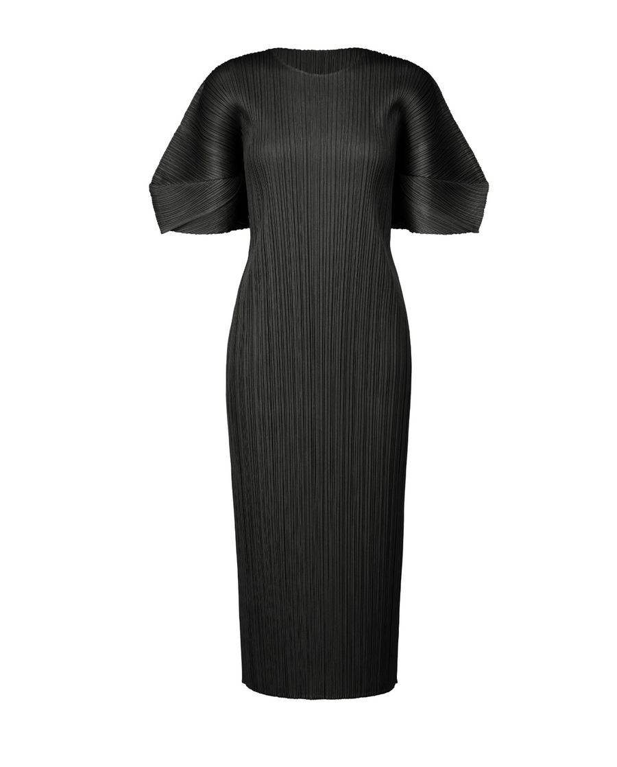 April Monthly Colors Dress in Black by Pleats Please Issey Miyake-Pleats Please Issey Miyake-Idlewild