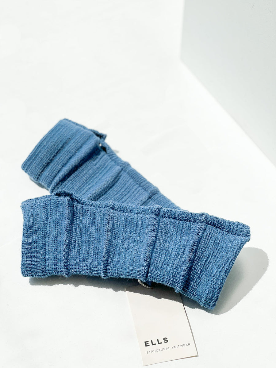 Arm Warmers in Cerulean by ELLS Knitwear