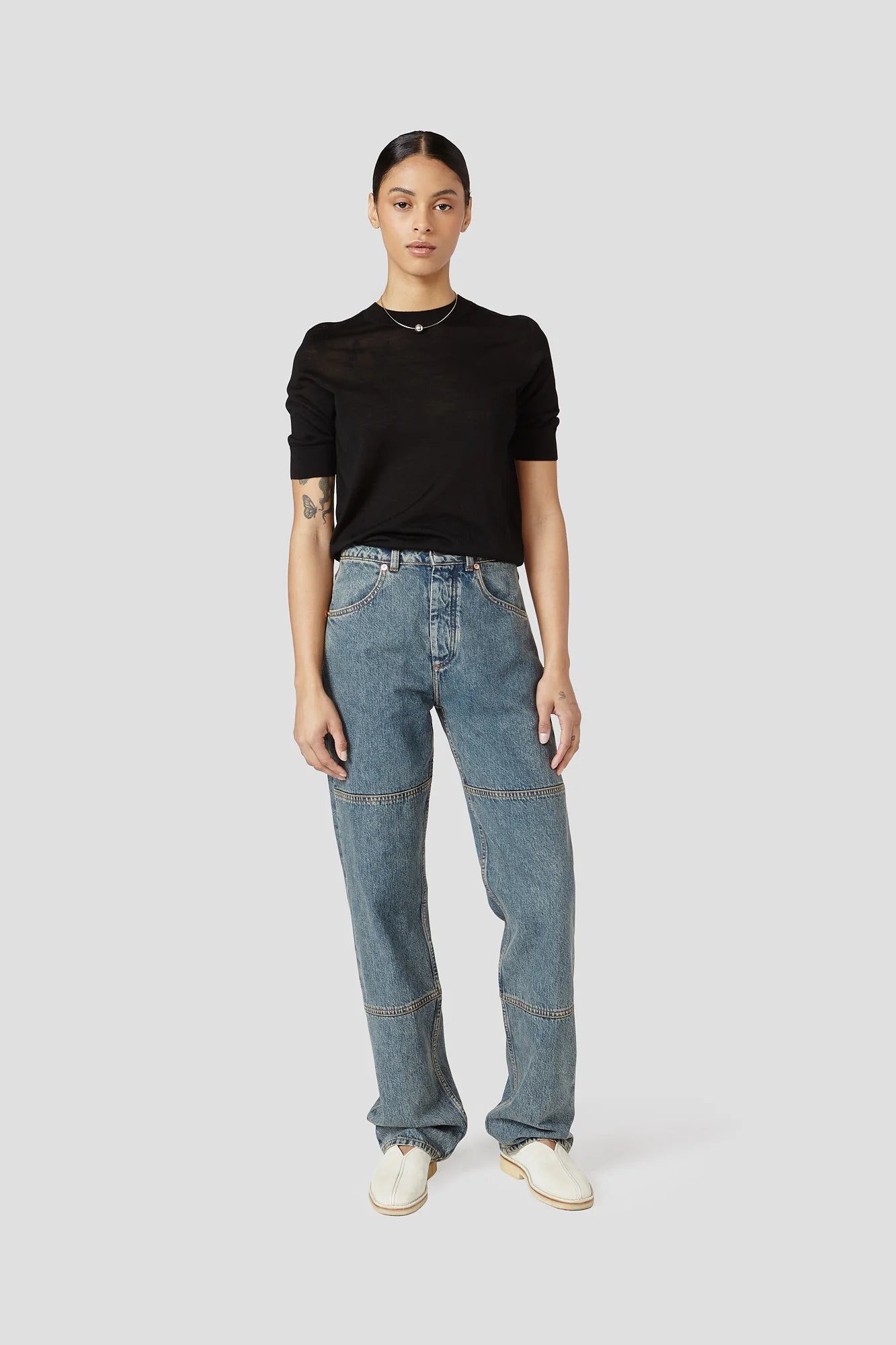 Ash Double Knee Jeans in Palma by Decade-Bottoms-Decade-Idlewild