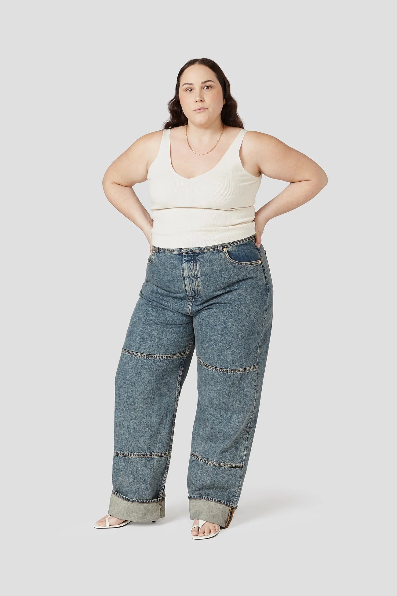 Ash Double Knee Jeans in Palma by Decade-Bottoms-Decade-Idlewild