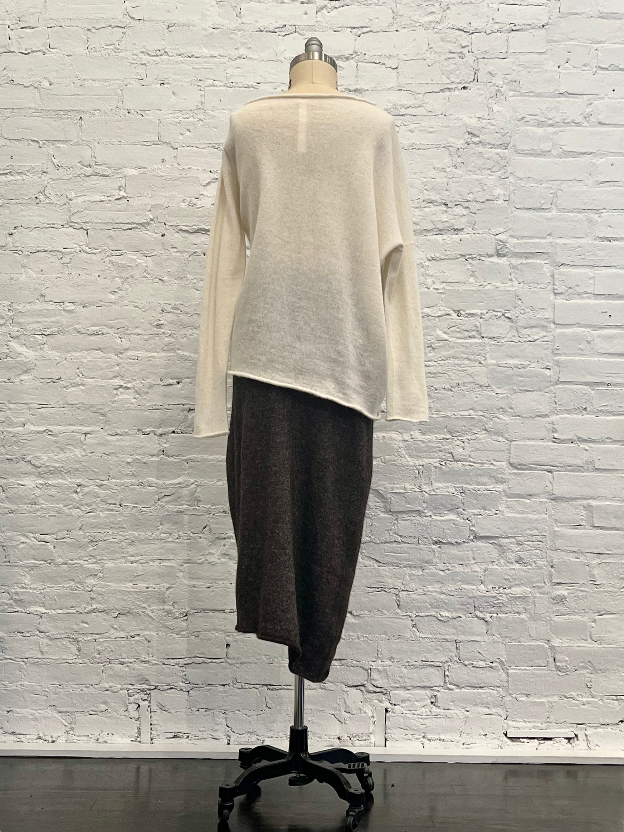 Askew Boatneck in Raw White by Lauren Manoogian-Tops-Lauren Manoogian-Idlewild