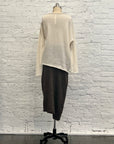 Askew Boatneck in Raw White by Lauren Manoogian-Tops-Lauren Manoogian-Idlewild