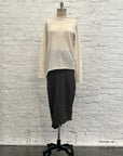 Askew Boatneck in Raw White by Lauren Manoogian-Tops-Lauren Manoogian-Idlewild