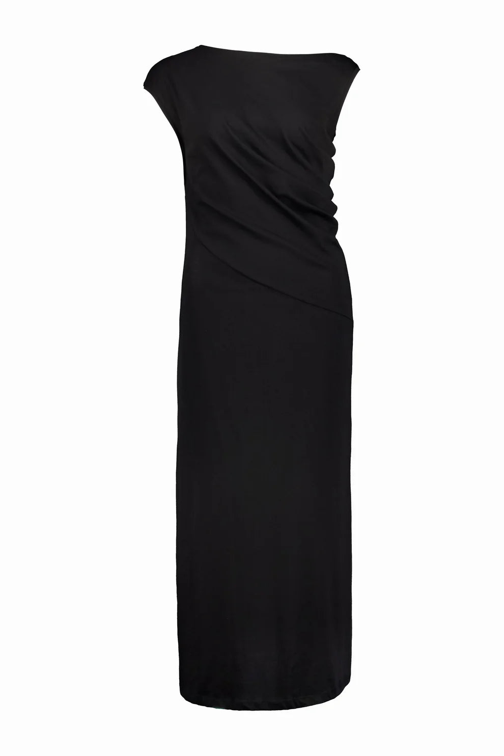 Asymmetric Dress in Black by Kowtow-Kowtow-Idlewild