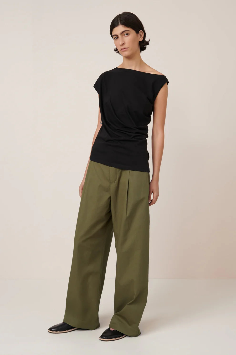 Asymmetric Top in Black by Kowtow-Kowtow-Idlewild