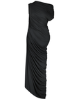 Asymmetrical Dress in Black by Dawei-Dresses-Dawei-Idlewild