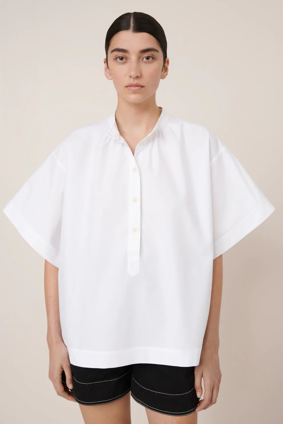 Atelier Shirt in White by Kowtow-Kowtow-Idlewild