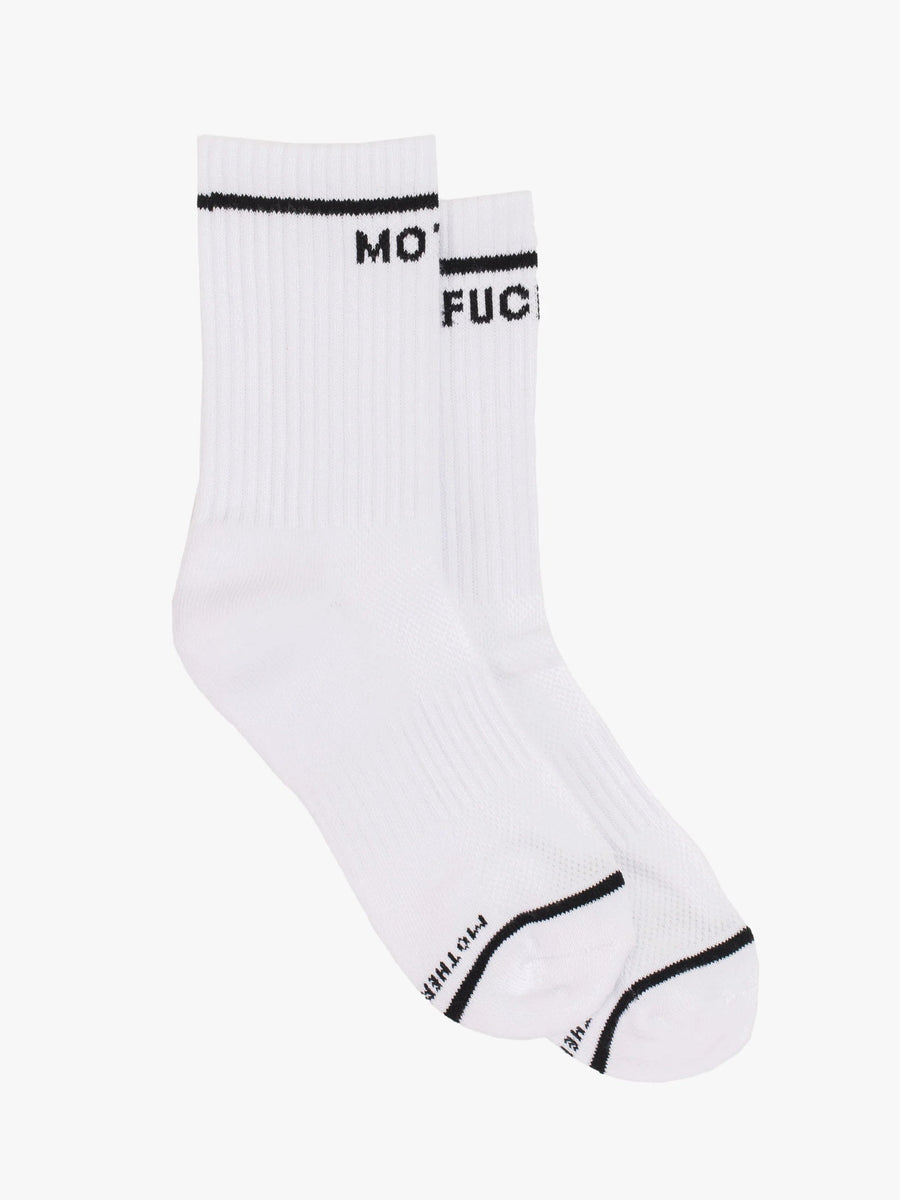 Baby Steps MF Socks in White by Mother Denim