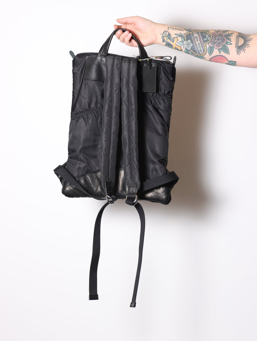 Back Up Flat Bag in Black by Minnessak-Minnesak-Idlewild