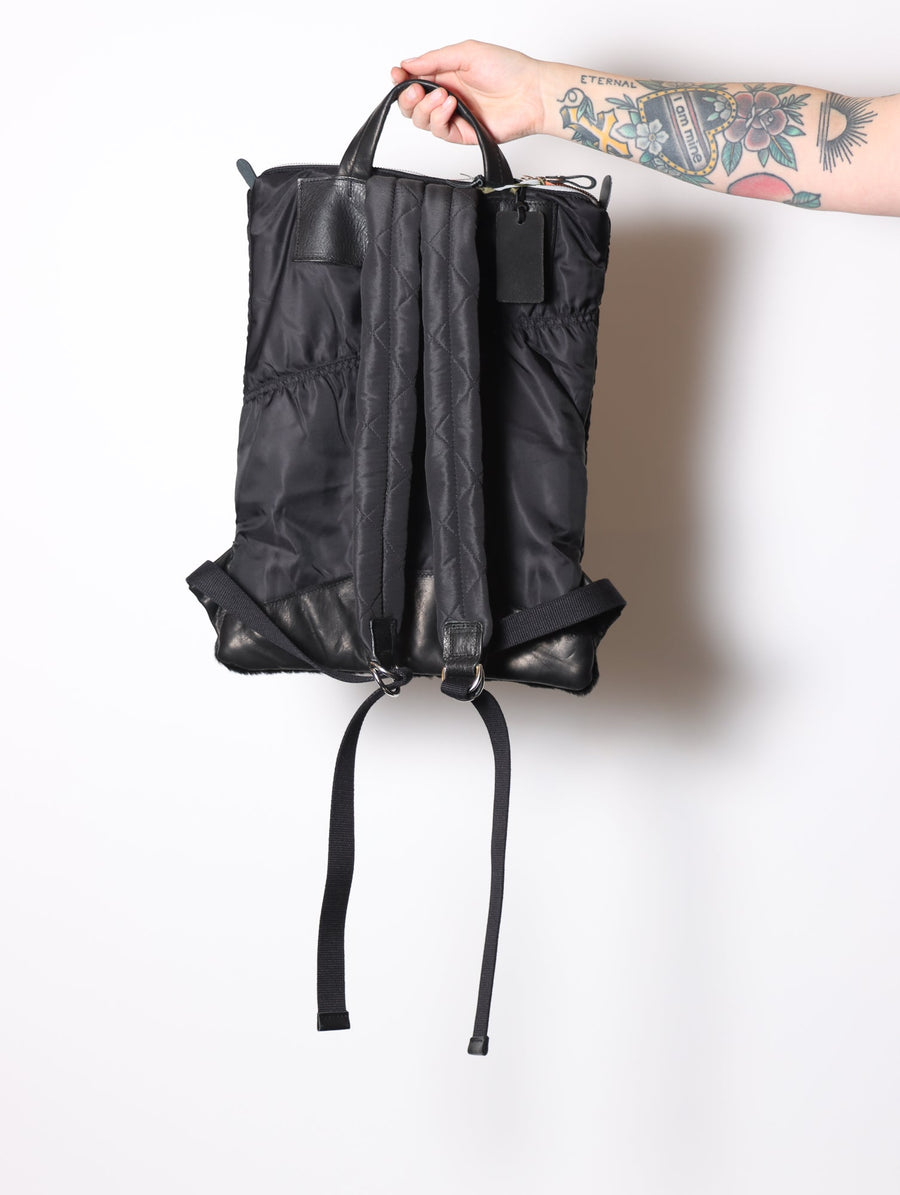 Back Up Flat Bag in Black by Minnessak-Minnesak-Idlewild