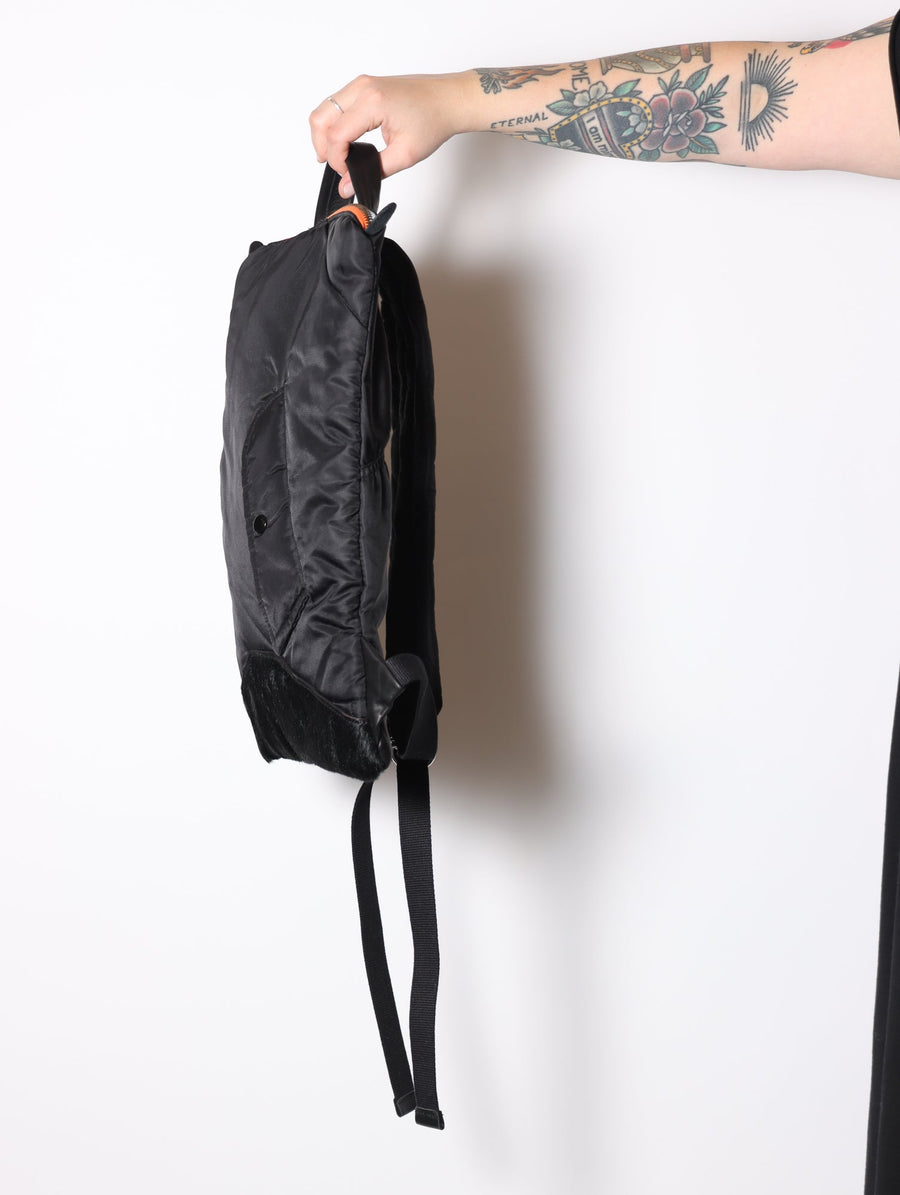 Back Up Flat Bag in Black by Minnessak-Minnesak-Idlewild