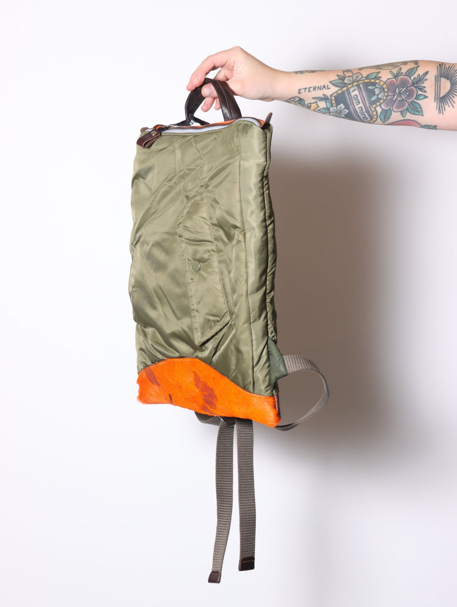 Back Up Flat Bag in Olive by Minnessak-Minnesak-Idlewild