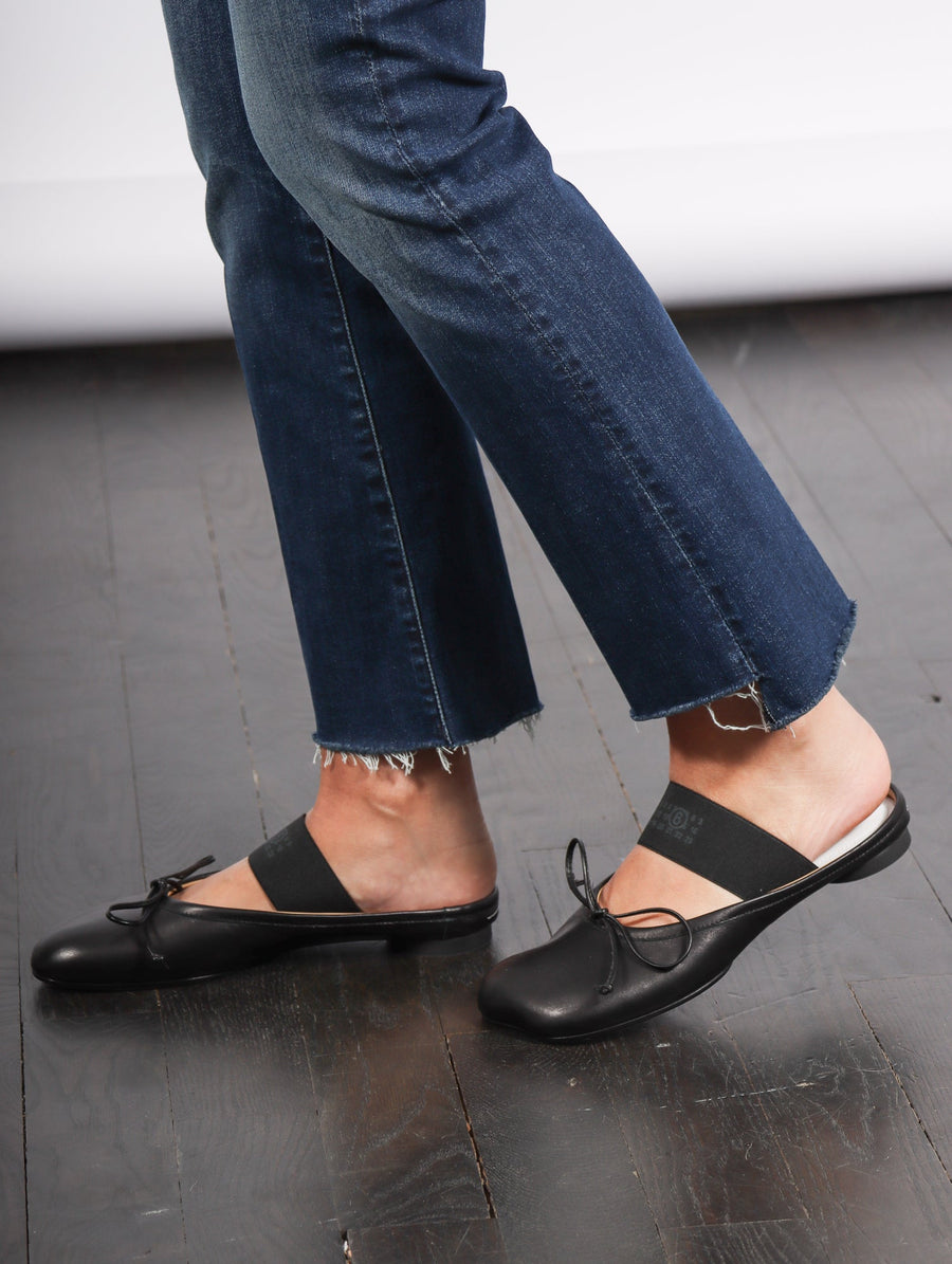 Ballet Slide in Black by MM6 Maison Margiela-Idlewild