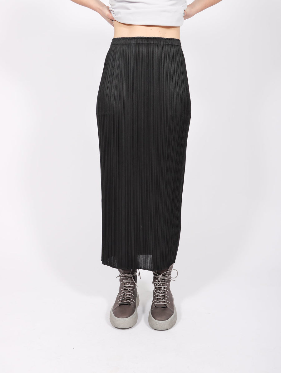 Basics Skirt in Black by Pleats Please Issey Miyake-Pleats Please Issey Miyake-Idlewild