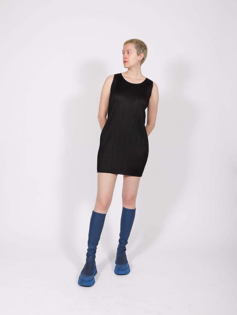 Basics Tunic in Black by Pleats Please Issey Miyake-Pleats Please Issey Miyake-Idlewild