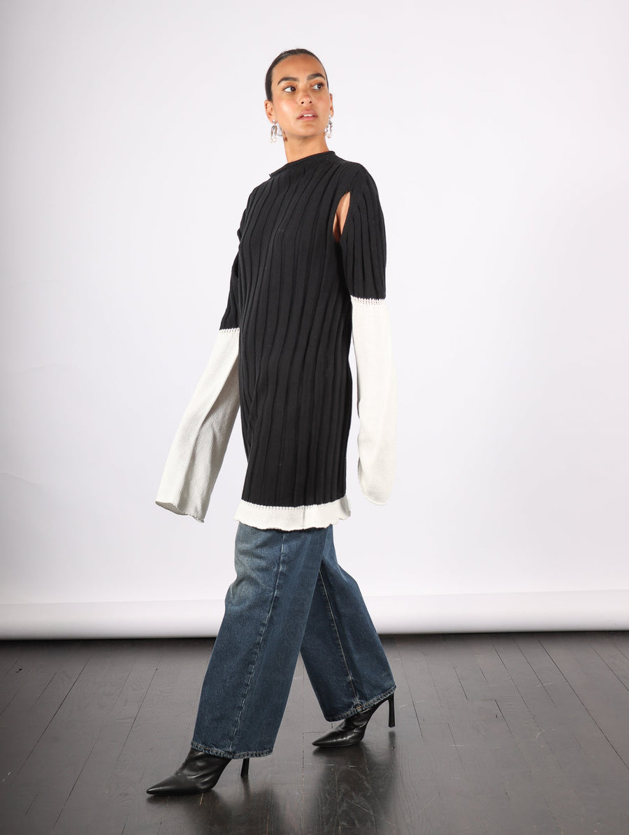 Behind The Scenes Sweater in Black by Issey Miyake-Issey Miyake-Idlewild