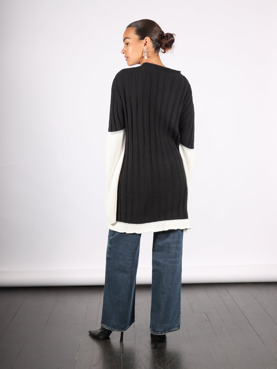 Behind The Scenes Sweater in Black by Issey Miyake-Issey Miyake-Idlewild