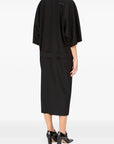 Belted Dropwaist Dress in Black by MM6 Maison Margiela-Dresses-MM6-Idlewild