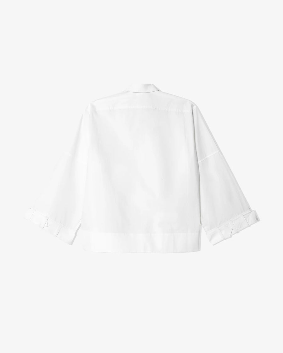 Belted Shirt in Papery Cotton by Melitta Baumeister-Tops-Melitta Baumeister-Idlewild
