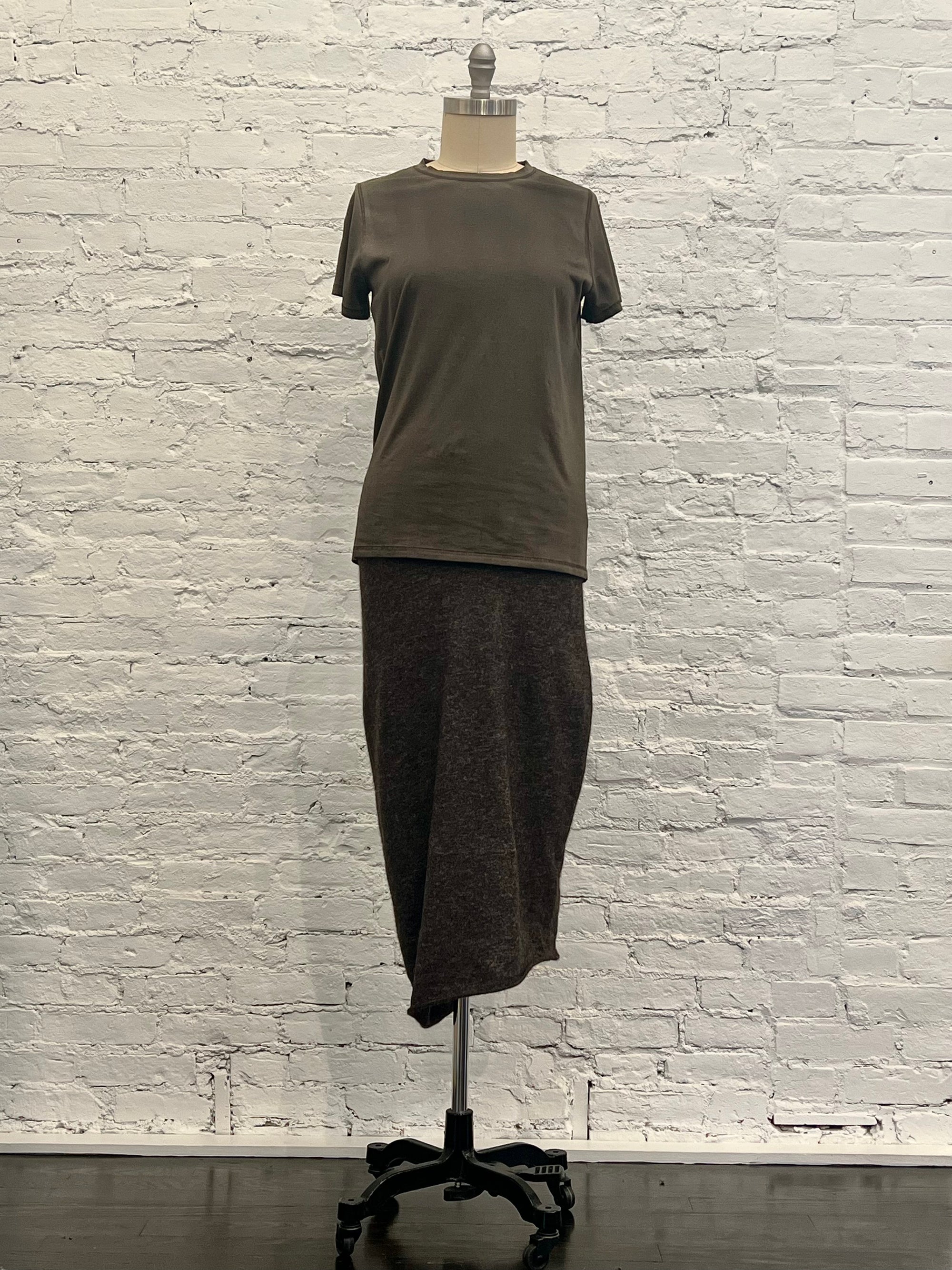 Bias Baby Tee in Painted Barnwood by Lauren Manoogian-Tops-Lauren Manoogian-Idlewild