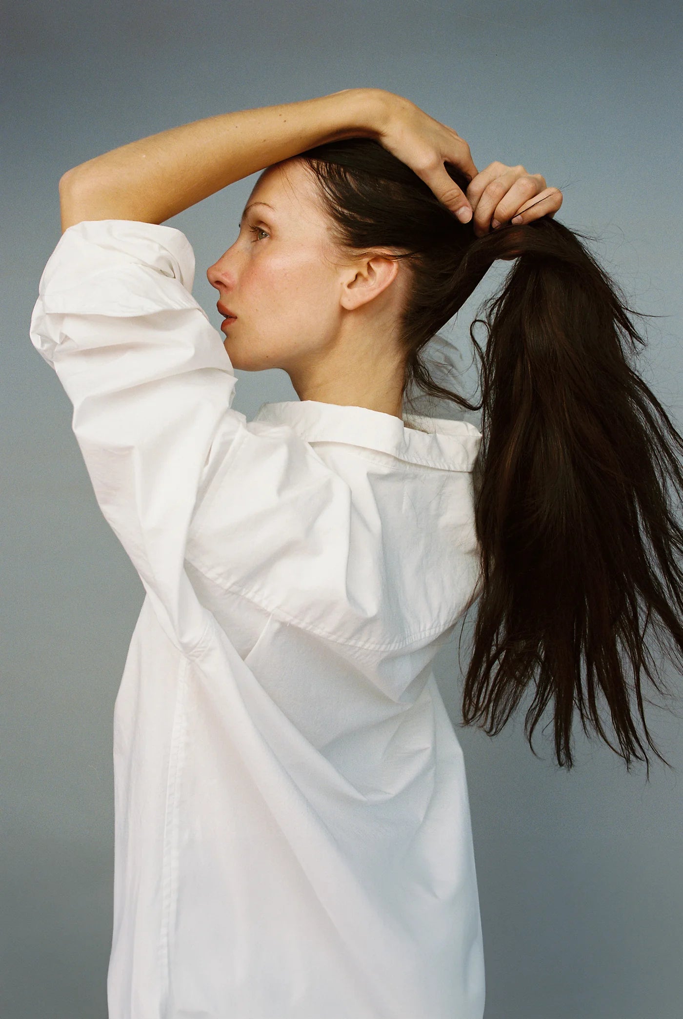 Big Button Up in White by GIL RODRIGUEZ-Tops-GIL RODRIGUEZ-Idlewild