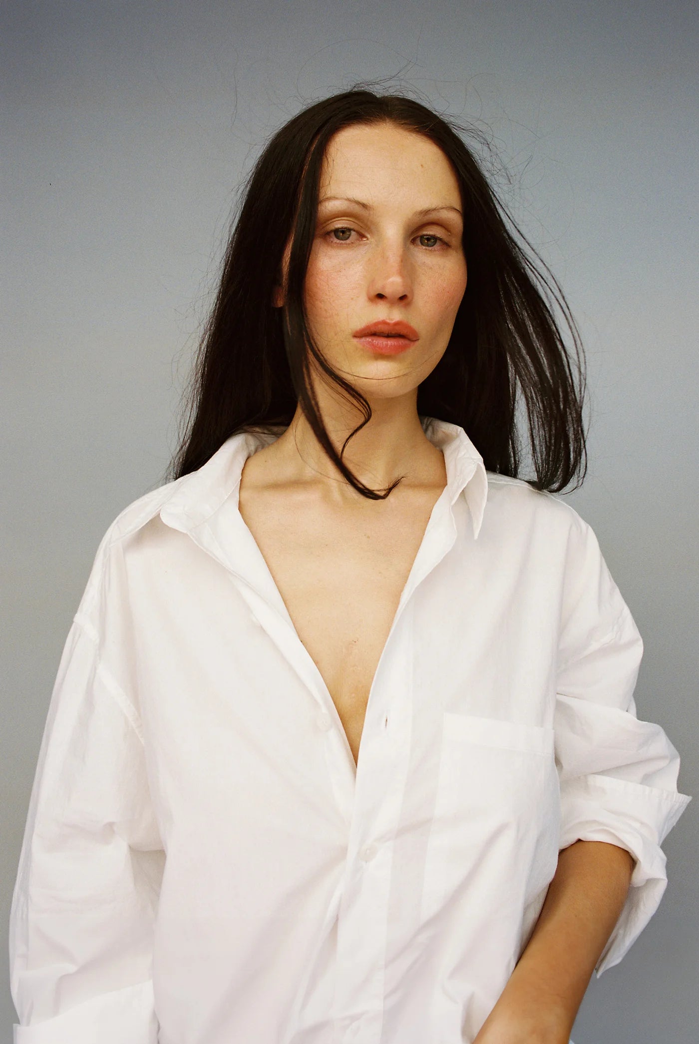 Big Button Up in White by GIL RODRIGUEZ-Tops-GIL RODRIGUEZ-Idlewild